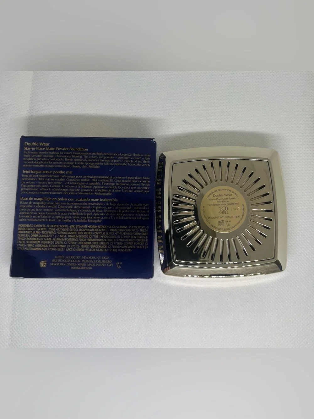 New ESTEE LAUDER 1CO SHELL powder foundation